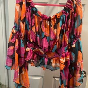 Live 4 Truth Colorful Off-Shoulder Top